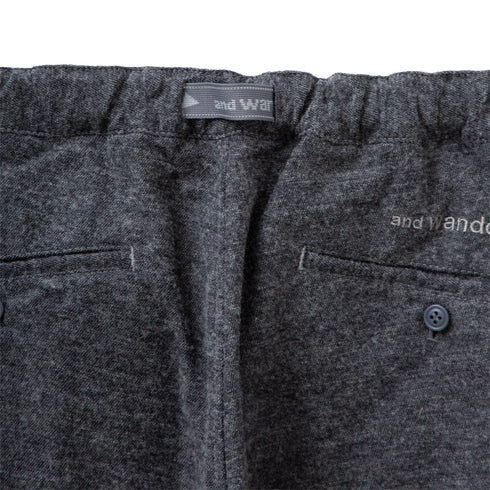 Wool Twill Wide Pants